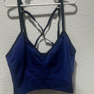 Nike Deep Blue Strappy Sports Bra